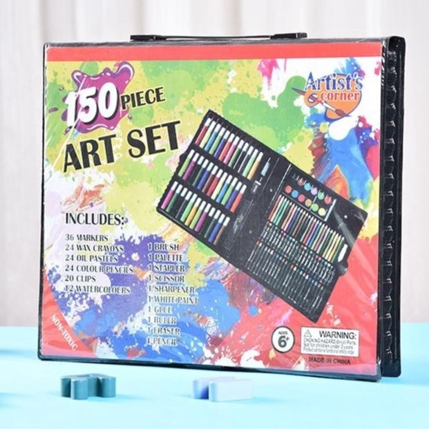 

Best Seller Bs514 Crayon Set 150 Pcs / Art Set / Peralatan Gambar Set / Alat Lukis Viral