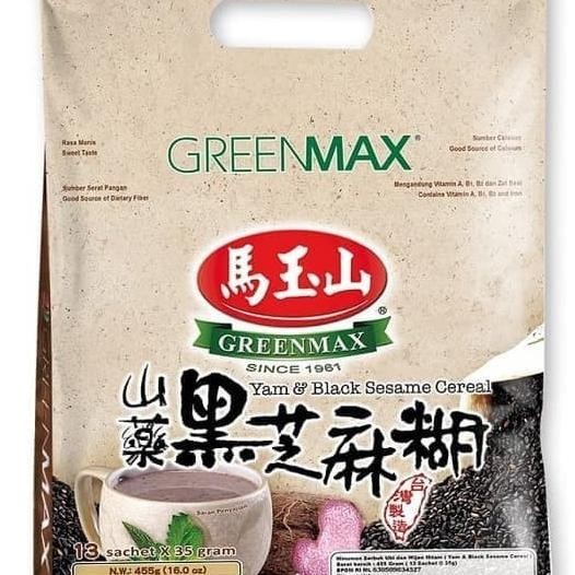 

Greenmax Yam & Bla Sesame Cereal
