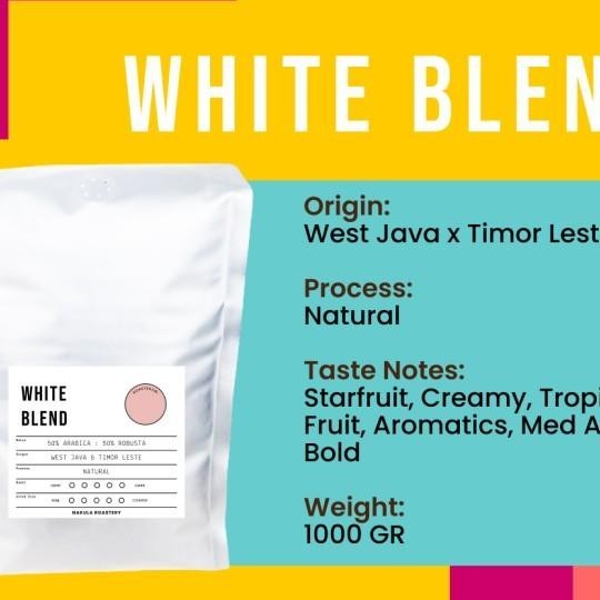 

1 Kg Biji Kopi Susu Blend 50:50 Arabica Robusta Komersil /Coffee Beans
