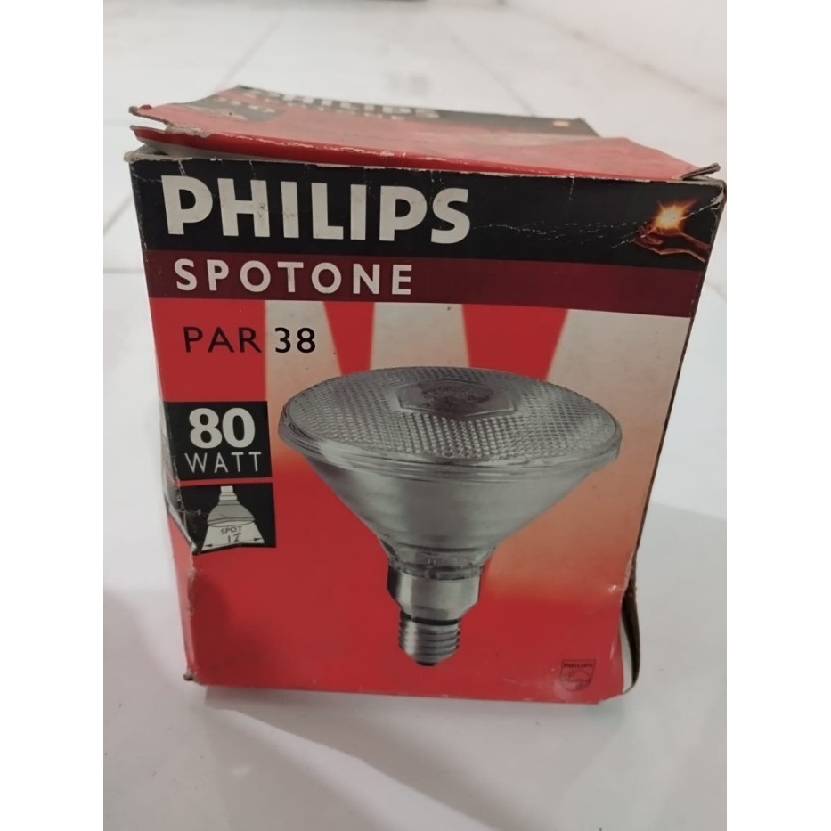 Lampu sorot 80 Watt Par 38 Spotone PHILIPS