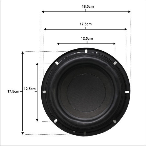 Paling Murah Speaker Hi-Fi 6Inch 200W Audio Subwoofer Double Magnet 4Ohm 6" 200Watt Termurah