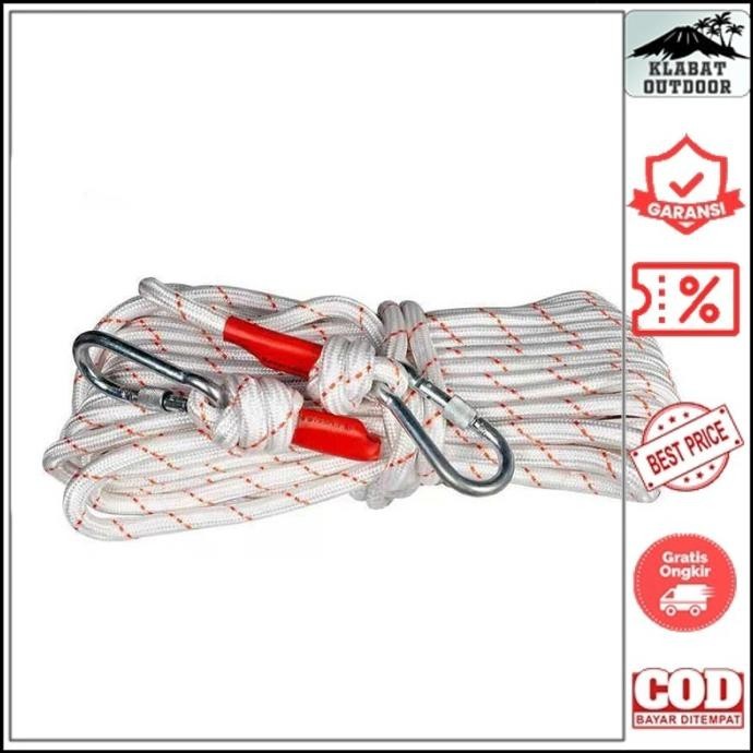 Tali Paracord Panjat Tebing 12mm x 20m Karmantel Statis ClimbingRope