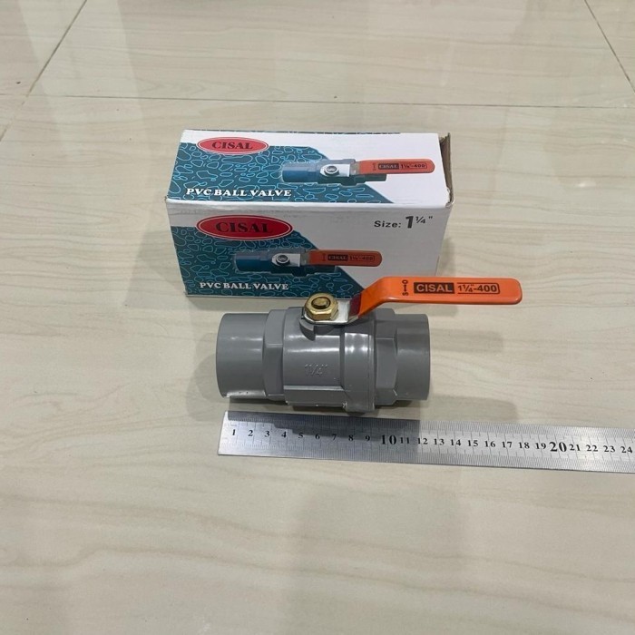 "'''] 1-1/4" ballvalve gbs cisal stop kran engkol besi 1.1/4 inc ball valve