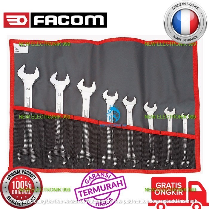 FACOM OPEN END WRENCH INCH SET 44.JU8T FM0006492