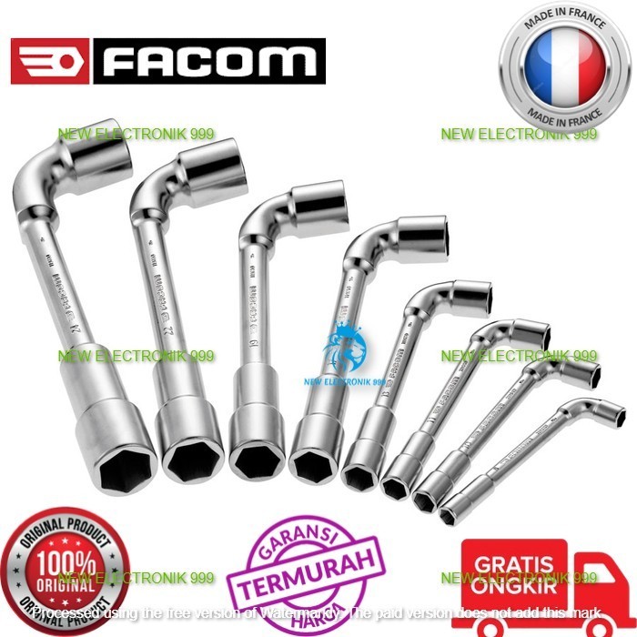 FACOM SOCKET WRENCH SET 5/16-7/8IN 10 75.JU10 FM0004618