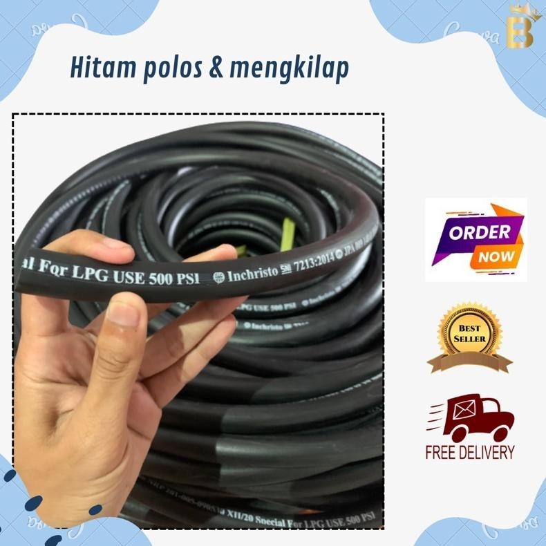 Big Sale Selang Gas 3 Lapis Inchristo 1,8 M / Selang Lpg Murah Berkualitas Super High Qualiy