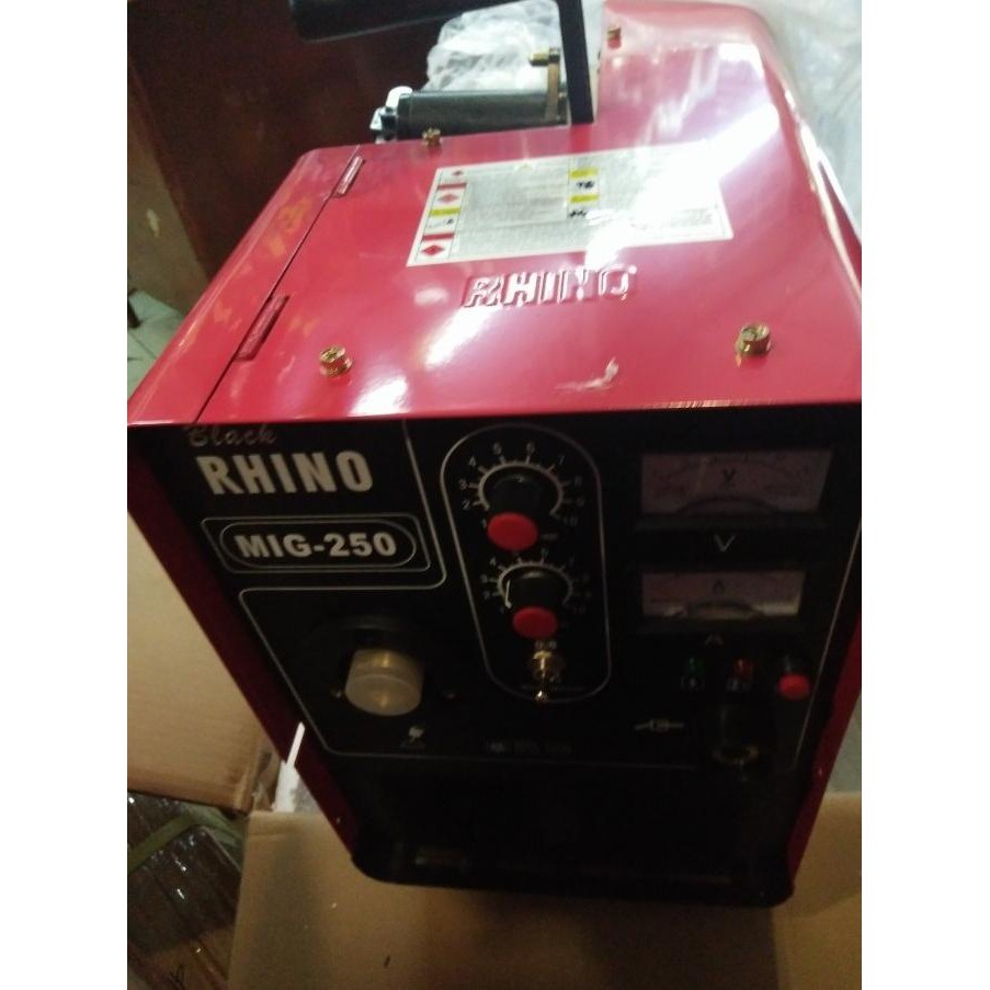 READY | TRAVOLAS MIG 250 BLACK RHINO MESIN LAS WIRE MIG 250A RHINO MURAH BERKUALITAS