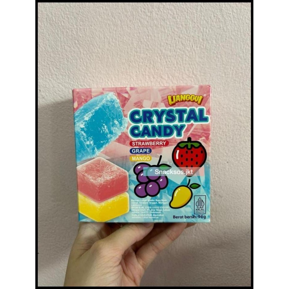 

Lianggui Crystal Candy Strawberry Grape Mango Permen Lunak Aneka Rasa