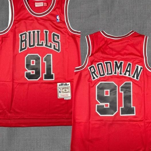 Baju Jersey Basket Nba Swingman Classics Chicago Bulls Dennis Rodman