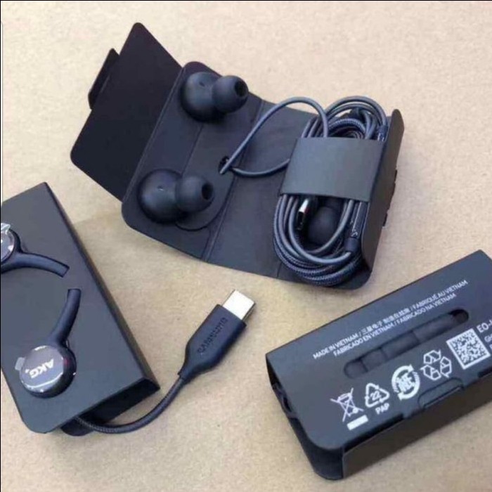 Earphone Headset Samsung Akg Type-C Note 10 20 S23 S22 Original 100%