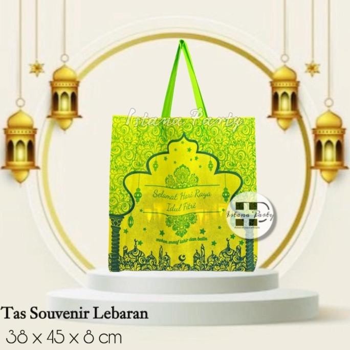 

Produk Terbaik] Tas souvenir / goodie bag / kantong idul fitri lebaran ramadhan jumbo