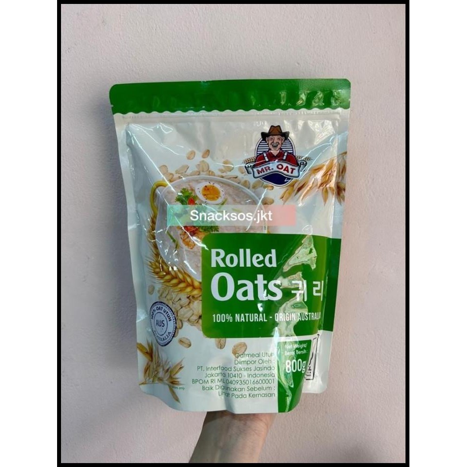 

[Pack] Mr Oat Rolled Oats / Quick Cook Oatmeal / Instant Oatmeal