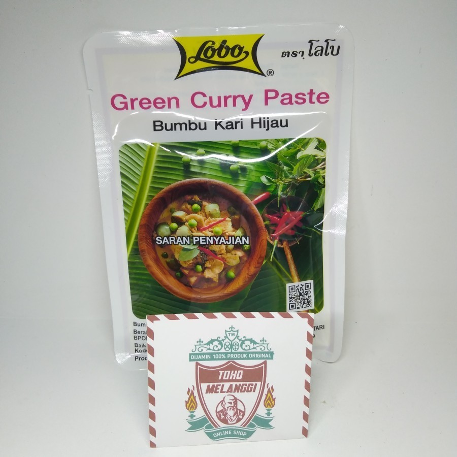 

Lobo Green Curry 50gr | Bumbu Paste Kari hijau Pasta