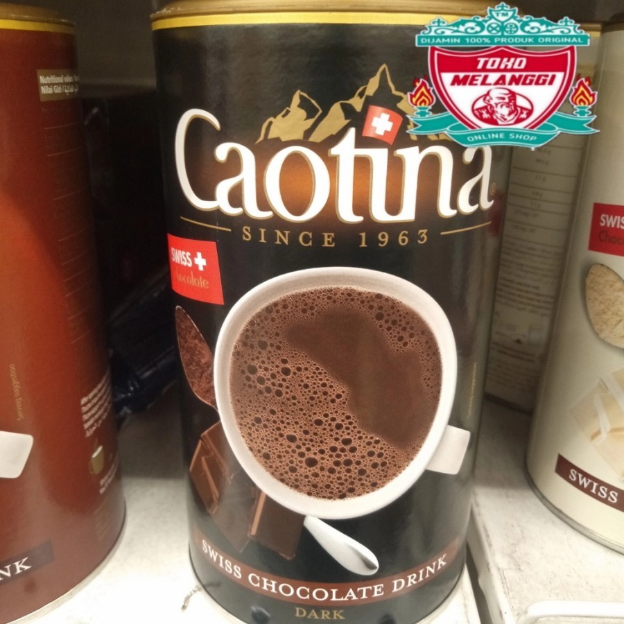 

Caotina Swiss Chocolate Drink Dark 500 gr | Cokelat Coklat Switzerland