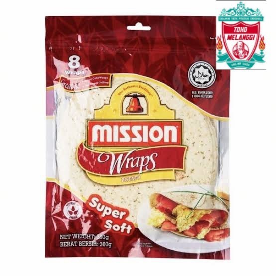 

Mission Wraps Potato Super Soft 8pcs 360 gr Tortilla Tortila Tortillas