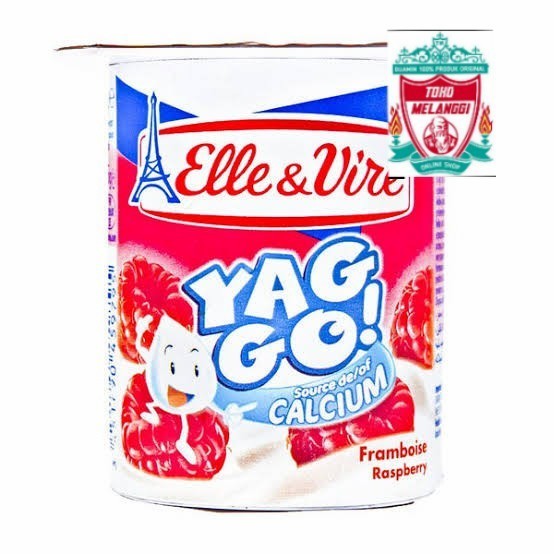 

Elle & Vire Yaggo Yogurt Yoghurt Raspberry 125 gr | Yag Go