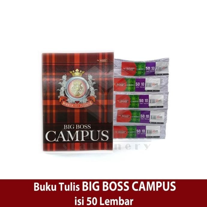

Buku Tulis Sidu Big Boss Campus 50 Lembar / Bigboss Campuss 50 Lbr