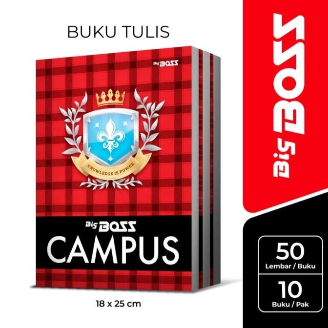 

Buku Tulis Big Boss Campus 50 Lembar 10 Buku