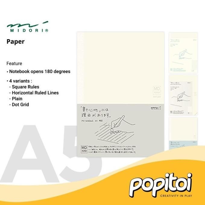 

MIDORI MD Notebook A5 Japan Buku Tulis Premium