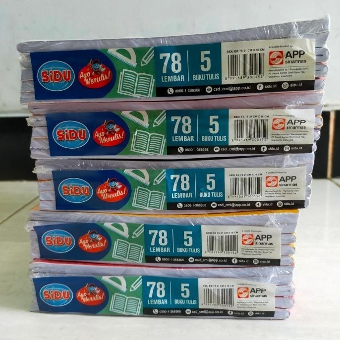 

Buku tulis Sinar Dunia ( SiDu ) 78 lembar