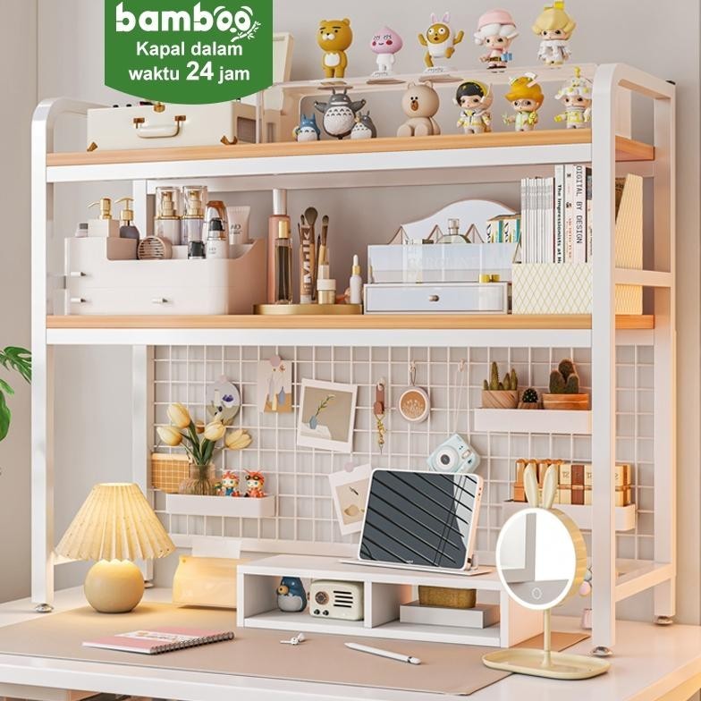 Rak Desktop Rak buku Storage Rak Organizer Desktop Rak Meja Stationery Rak Polaroid  Desk Organizer