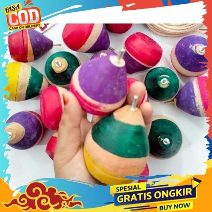 VIRAL PANGGALAN KAYU / GASING KAYU BAUT OVAL 5CM MOTIF GUDANGSUP