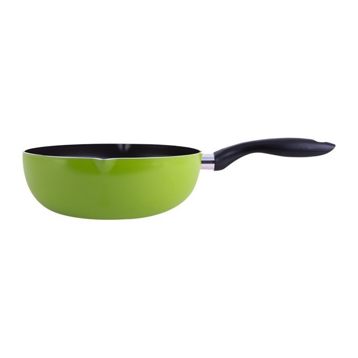 Wajan Kirin Sasando Deep Frypan 22Cm Teflon Wok Anti Lengket Wok 22 Cm