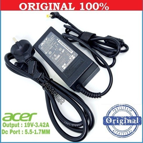 Adaptor Charger Carger Casan Cas Original Laptop Acer Aspire 19V-3.42A