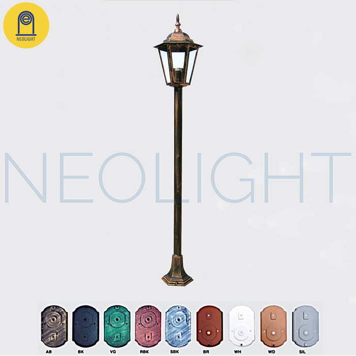 Lampu Taman Tiang Minimalis Vintage Outdoor Lt 9003 B Lampu