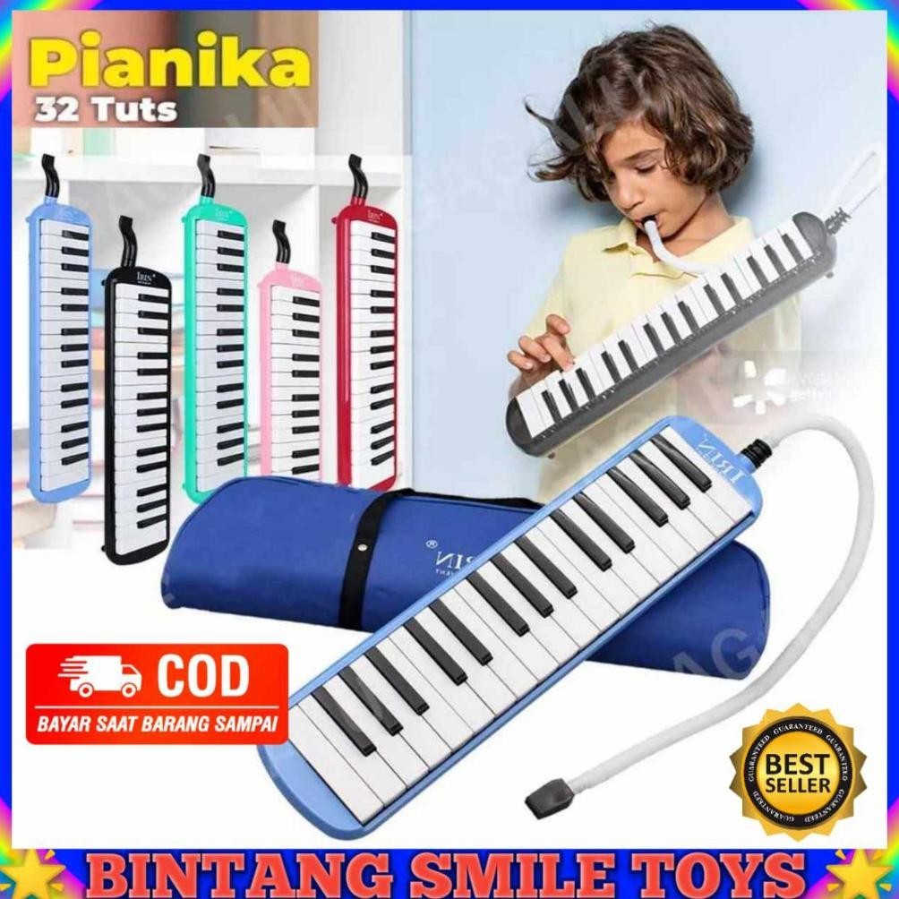 (DISKON) MAINAN ANAK PIANO PIANIKA MUSIK / MAINAN PIANIKA PIANO TIUP KEYBOARD MELODI TAS SET PROMO T