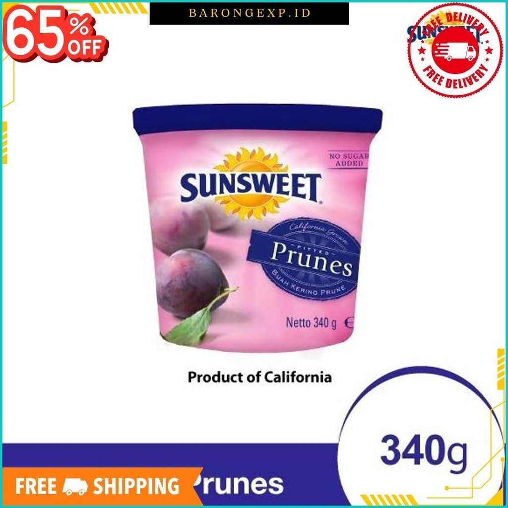 

Sunsweet Prunes Canister Toples 340 Gr Cod