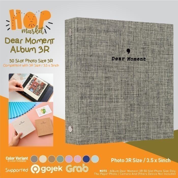 Album Foto 3R Dear Moment untuk 50 Slot Photo Album (Size 3 x 5 inch)