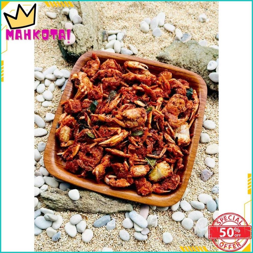 

Baby Crab Crispy Pedas Daun Jeruk 500Gr Ngabret Terlaris