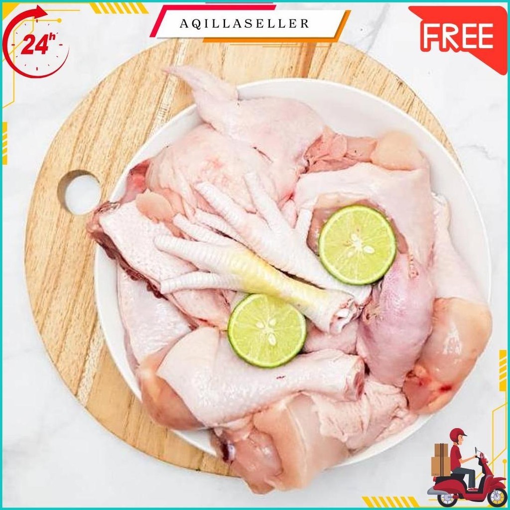 

Kirim Instan Frozen Ayam Potong 1 Ekor Free Bonus 2 Bumbu Ayam Gratis Ongkir