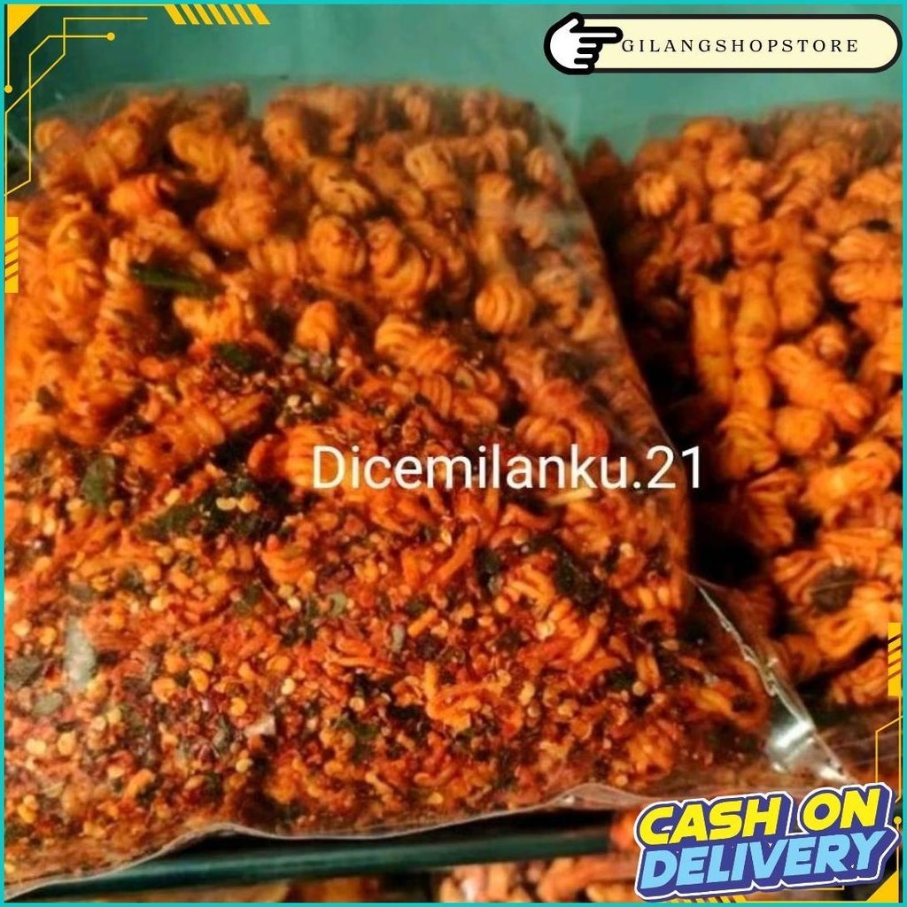 

Mie Gulung Viral Mie Gulung Keriuk Pedas Daun Jeruk Kemasan Isi 1.Kg Bisa Cod