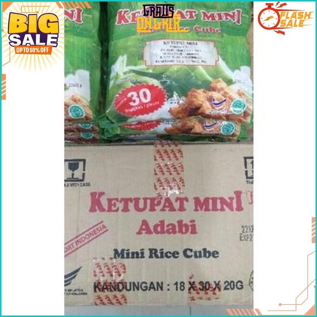 

Adabi Ketupat Mini Isi 30Pcs X 20Gr Original Produk