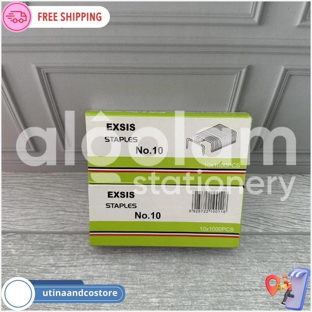 

Satu Pack ( 10 Box Kecil ) Isi Staples Kecil No. 10 Murah Siap Kirim