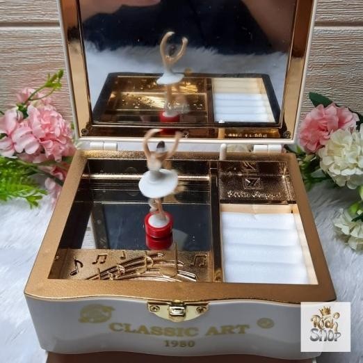 Kotak Musik Love Klasik Ballerina Music Box