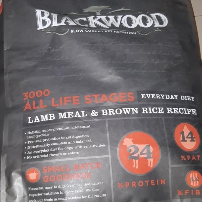 NEW Dog food Blackwood 3000 all life stage lamb meal brown rice 13.6 kg