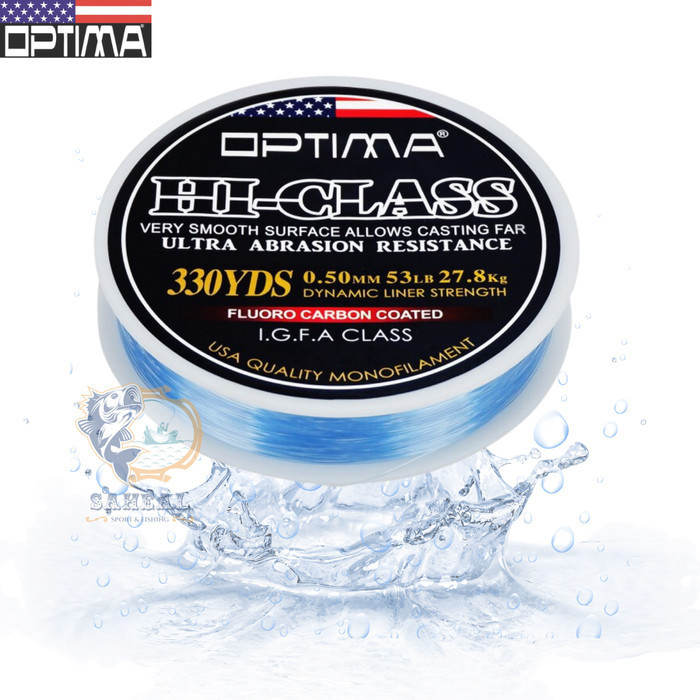 Senar Pancing Super Kuat Optima Hi-Class - Warna Biru Laut