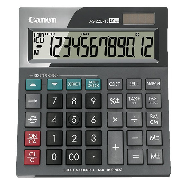 

Ready KALKULATOR CANON AS 220 RTS ORIGINAL - 12 DIGIT - 2 POWER-LAYAR BESAR