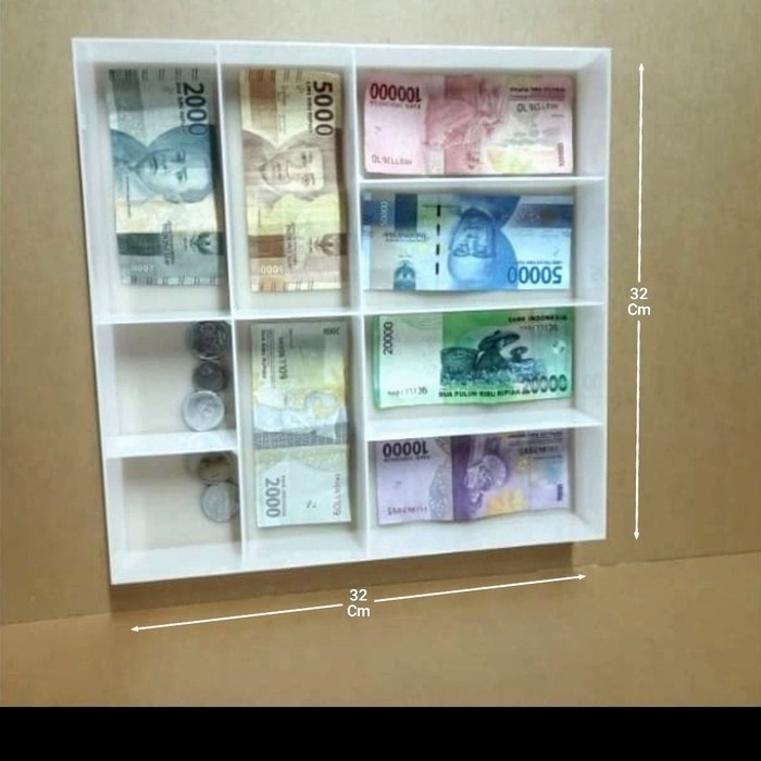 

Ready display tempat uang meja kasir.