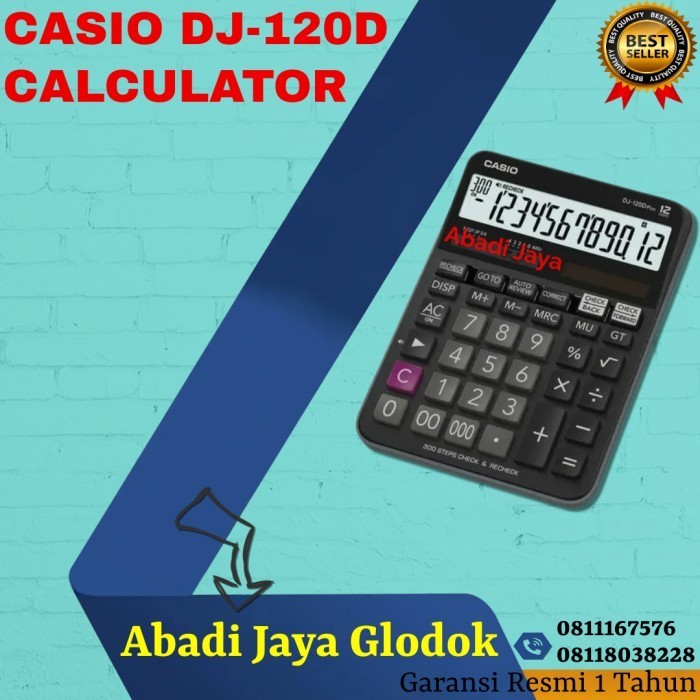 

Ready CASIO DJ-120D CALCULATOR