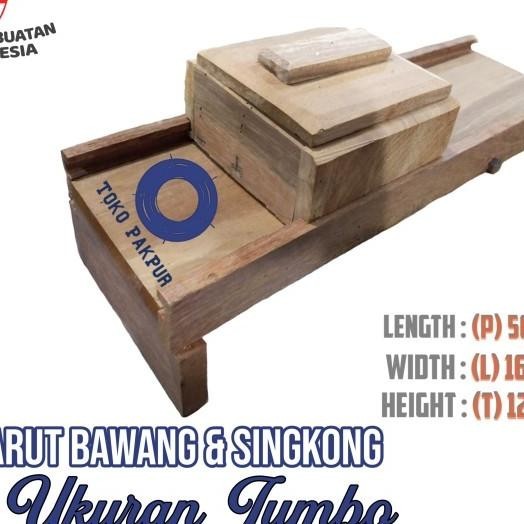 Parutan Jumbo - Parut -Serutan Serut Bawang Singkong Manual Kayu Tolls