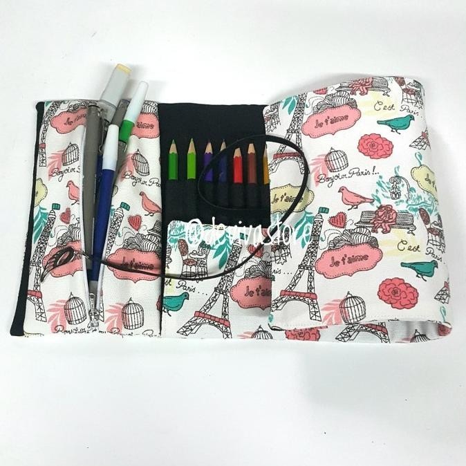 

TEMPAT PENSIL GULUNG HANDMADE/ TEMPAT PENSIL UNIK/ROLL PENCIL CASE