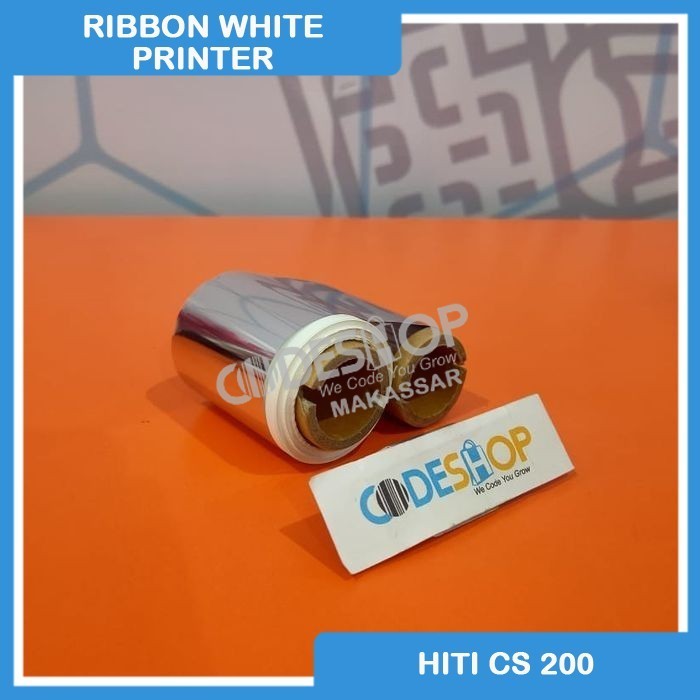Ribbon White Printer Hiti Cs 200 - Tinta Putih Resin K 1000 Print