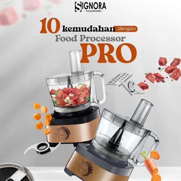 Food Processor Signora with Cubic Cutter