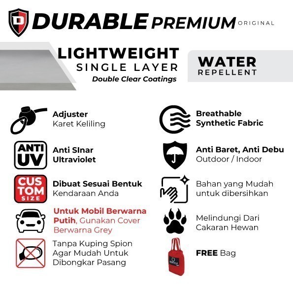 Byd Dolphin Atto 3 Seal M6 Denza D9 Yangwang U8 Xiaomi Cover Mobil Premium Durable Gratis Ongkir