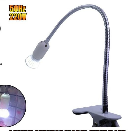 Lampu Service Lampu Jepit 5 Led Lampu Meja Belajar Lampu Meja Jepit Or