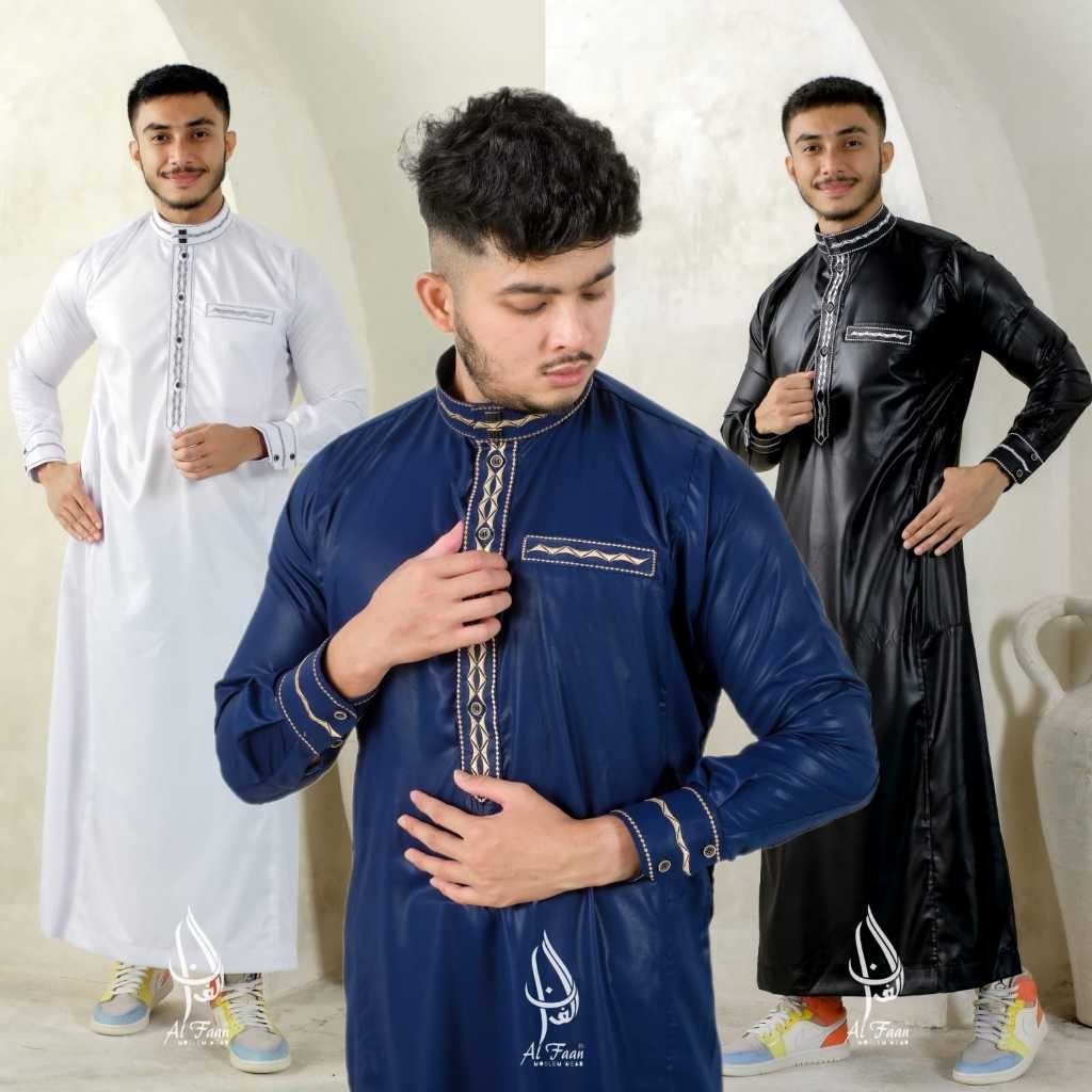 Gamis Pria Jubahpria Kerahoblong Jubah Garmes t Boys Muslim Terbaru 2024 Pengajian Gamismuslim Jobah